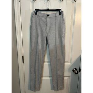 DAZ Men’s Pleated Pants Light Gray Size S Casual Straight Leg